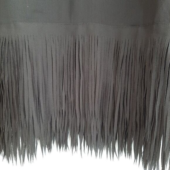 PART TWO \ Copenhagen Cobyl Fringe Hem Semisheer Tank Top Sz L | Eur 42 - Picture 4 of 8